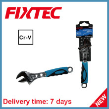 Fixtec Hand Tools 12 &quot;Chave ajustável CRV com cabo de plástico
